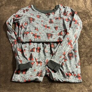 Essentials Kids Pajama Set - Black and Red